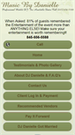 Mobile Screenshot of djdanielle.com